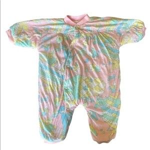 Vintage Popsicle Brand Circus Themed Insulated Onesie